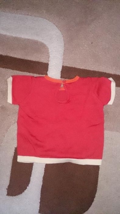 Dzianina kpl sweterek spodnie bluzka Bonnie Baby 6-12 m-cy 68-80cm