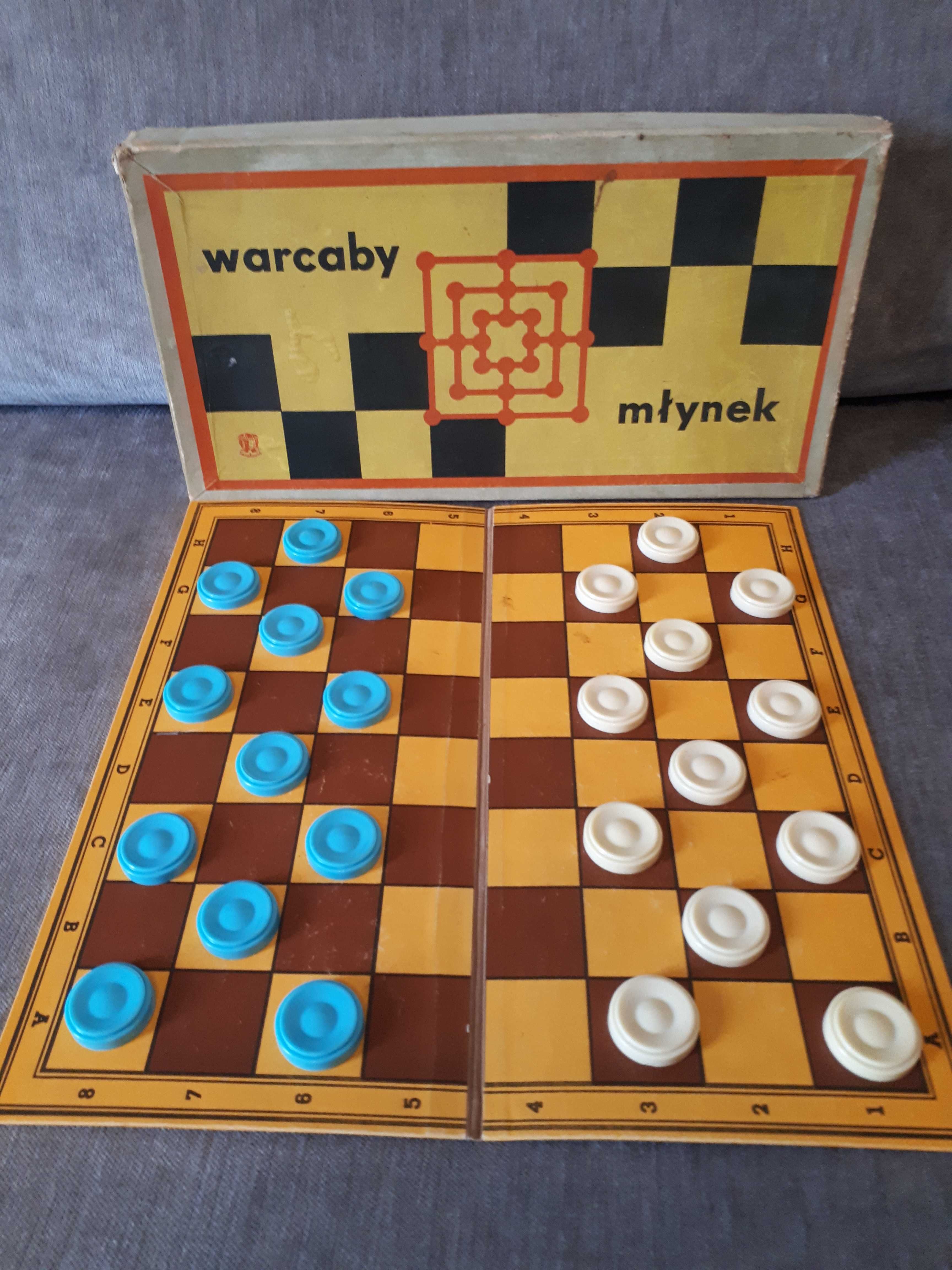 Warcaby - młynek - PRL z 1975 r.