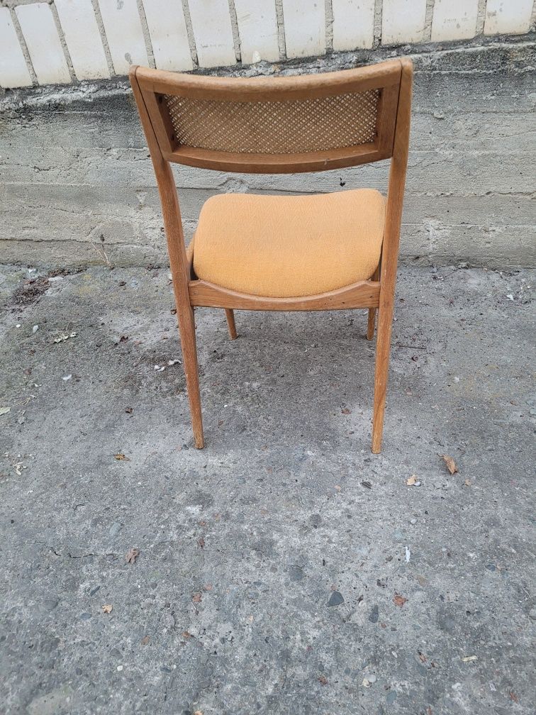 Stare krzesło PRL Homa GFM-110 do renowacji retro vintage 5 szt