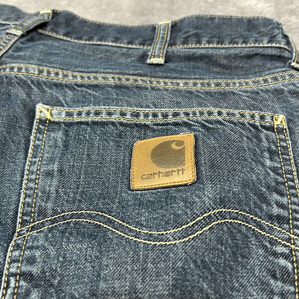 Spodnie jeansowe Carhartt Texas mini logo patch