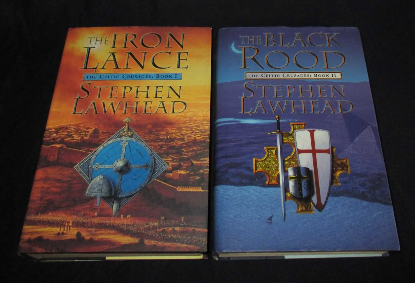 Livros The Celtic Crusades Iron Lance e Black Rood Stephen Lawhead