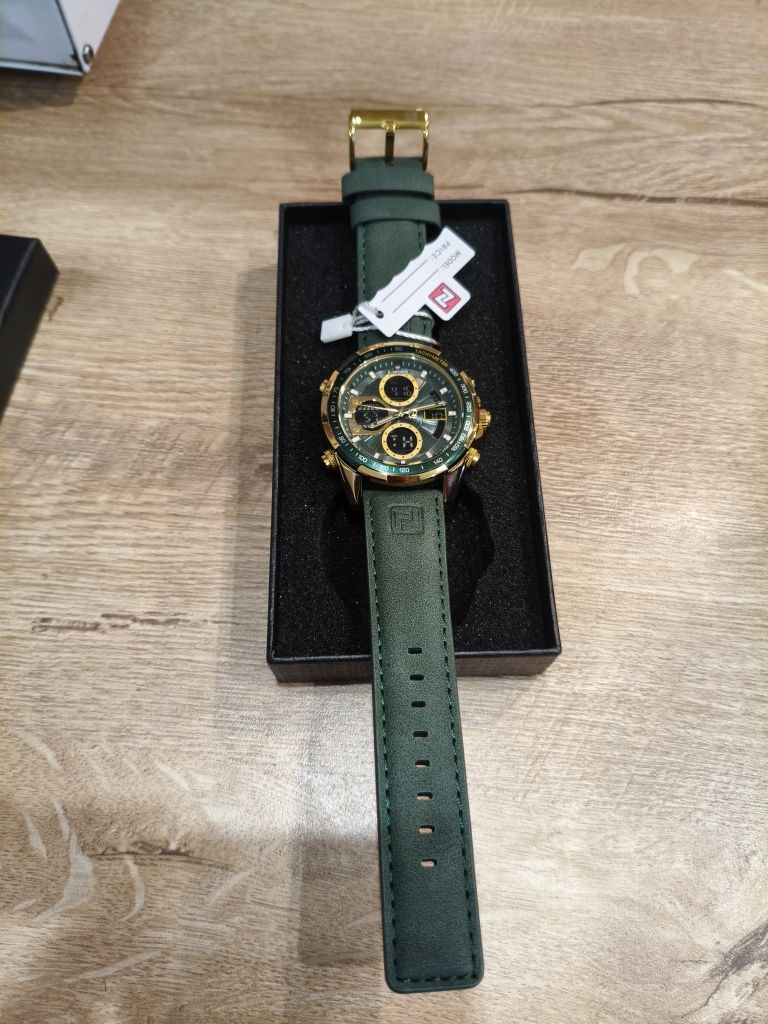 Zegarek naviforce elegancki skórzany pasek