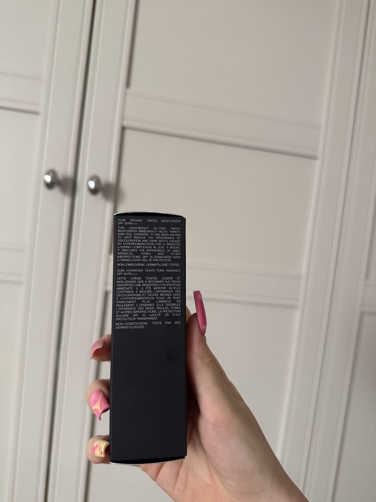 Nars Finland pure radiant tinted Moisturizer spf 30 + podkład light 1