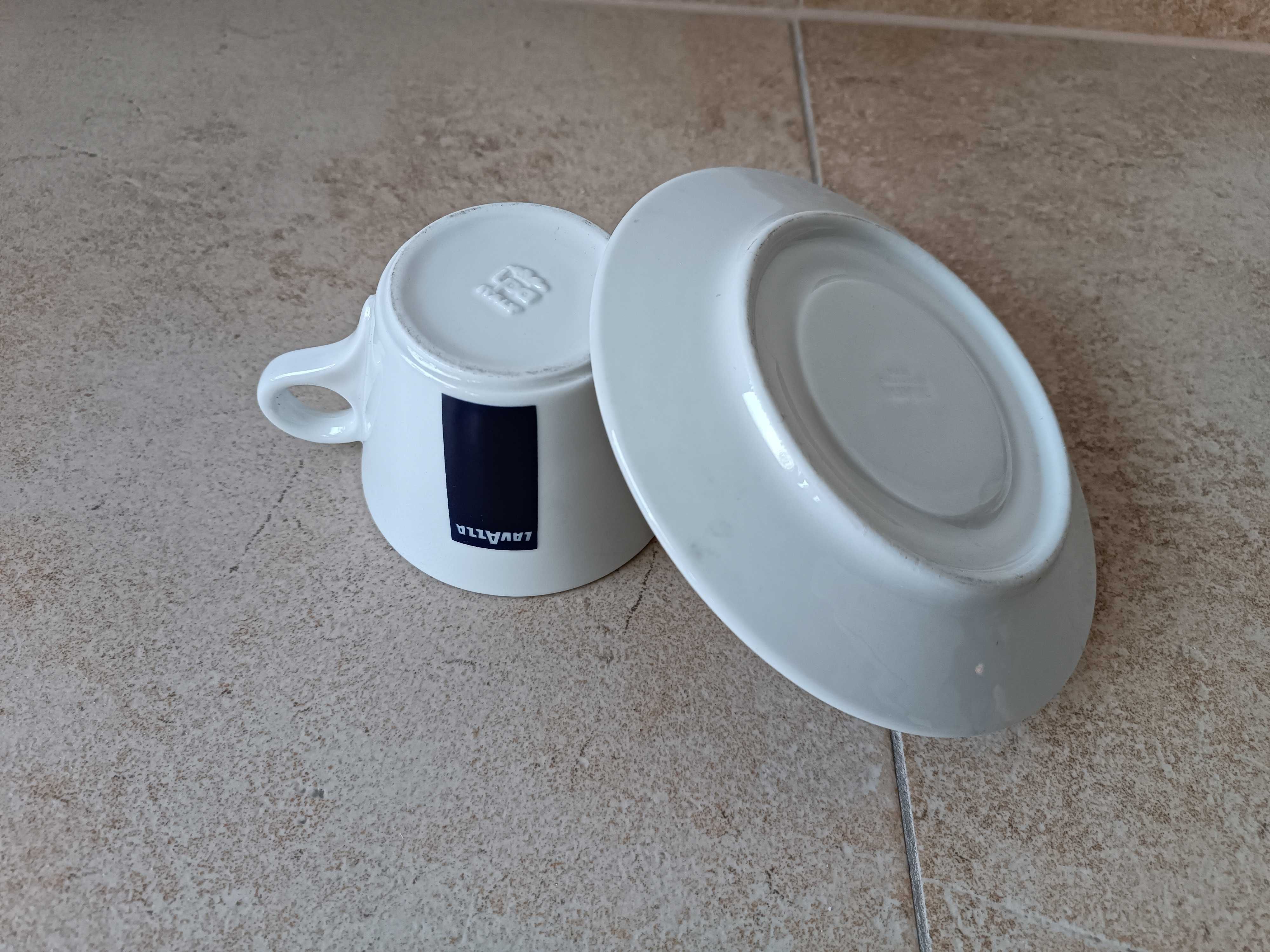 Zestaw 6 filiżanek i 4 podstawek Lavazza NOWE