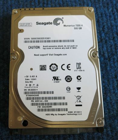 Seagate 500gb 2.5 externo portátil/PS3/caixa externa