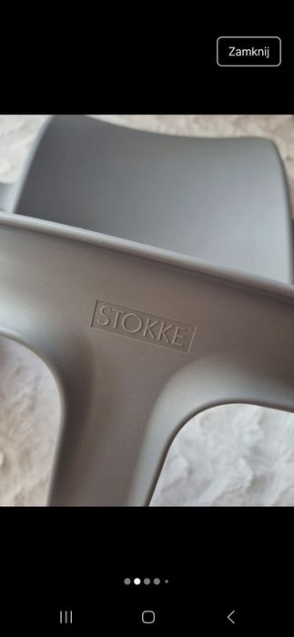 Zestaw do krzesełka Stokke Baby Set szary