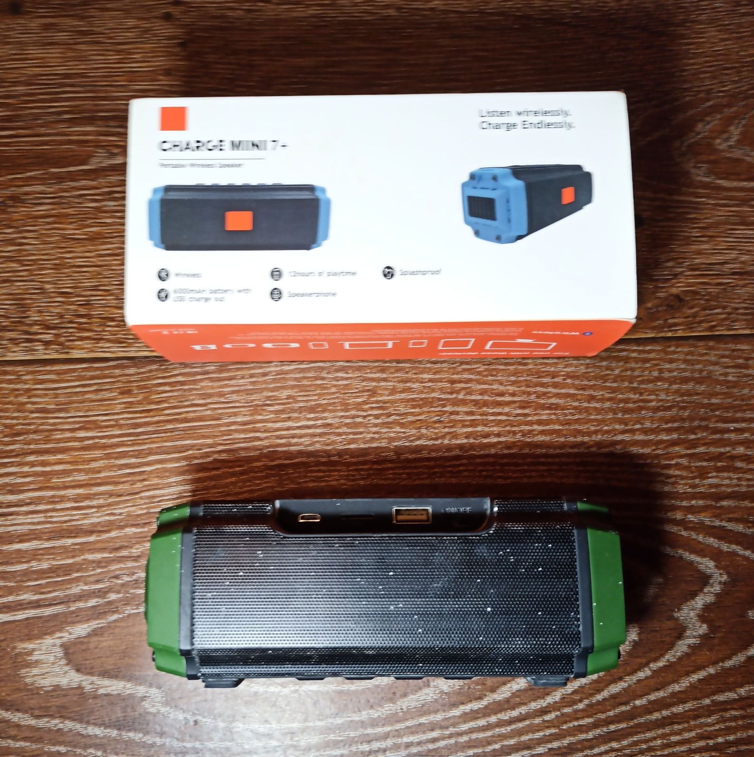 Bluetooth стерео колонка JBL Charge Mini 7 Plus c USB и MicroSD