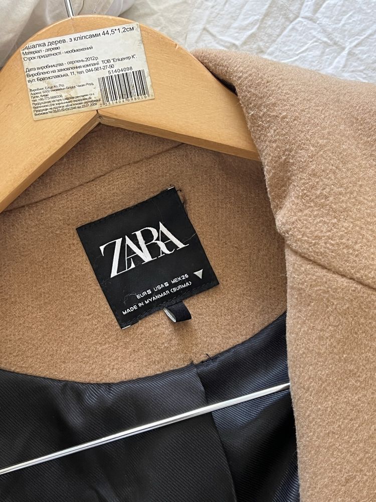 Пальто zara жіноче