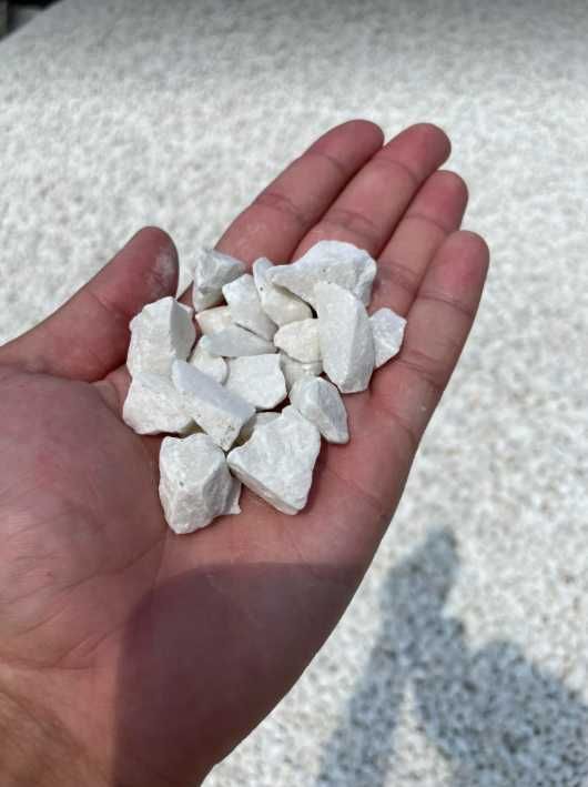 Kamień Ogrodowy Grys BIAŁA MARIANNA Extra White Kamień w Workach