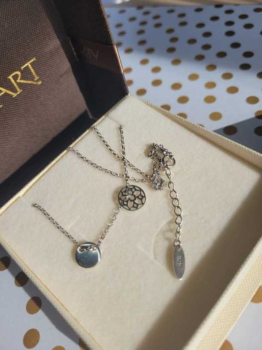 Naszyjnik srebrny APART (pudełko + torebka)