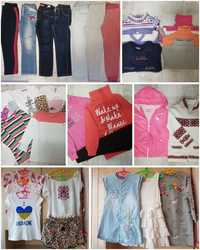 Пакет одежды вещей на девочку р.116-122