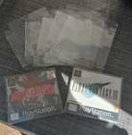 Capas protetoras para jogos de PS1 double case