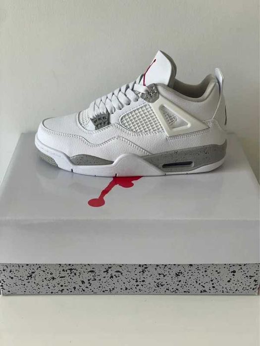Buty Trampk Jordan 4 Retro White Oreo R.39