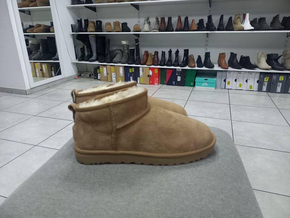 Уггі жіночі UGG Classic Ultra Mini Brown 1116109 оригінал