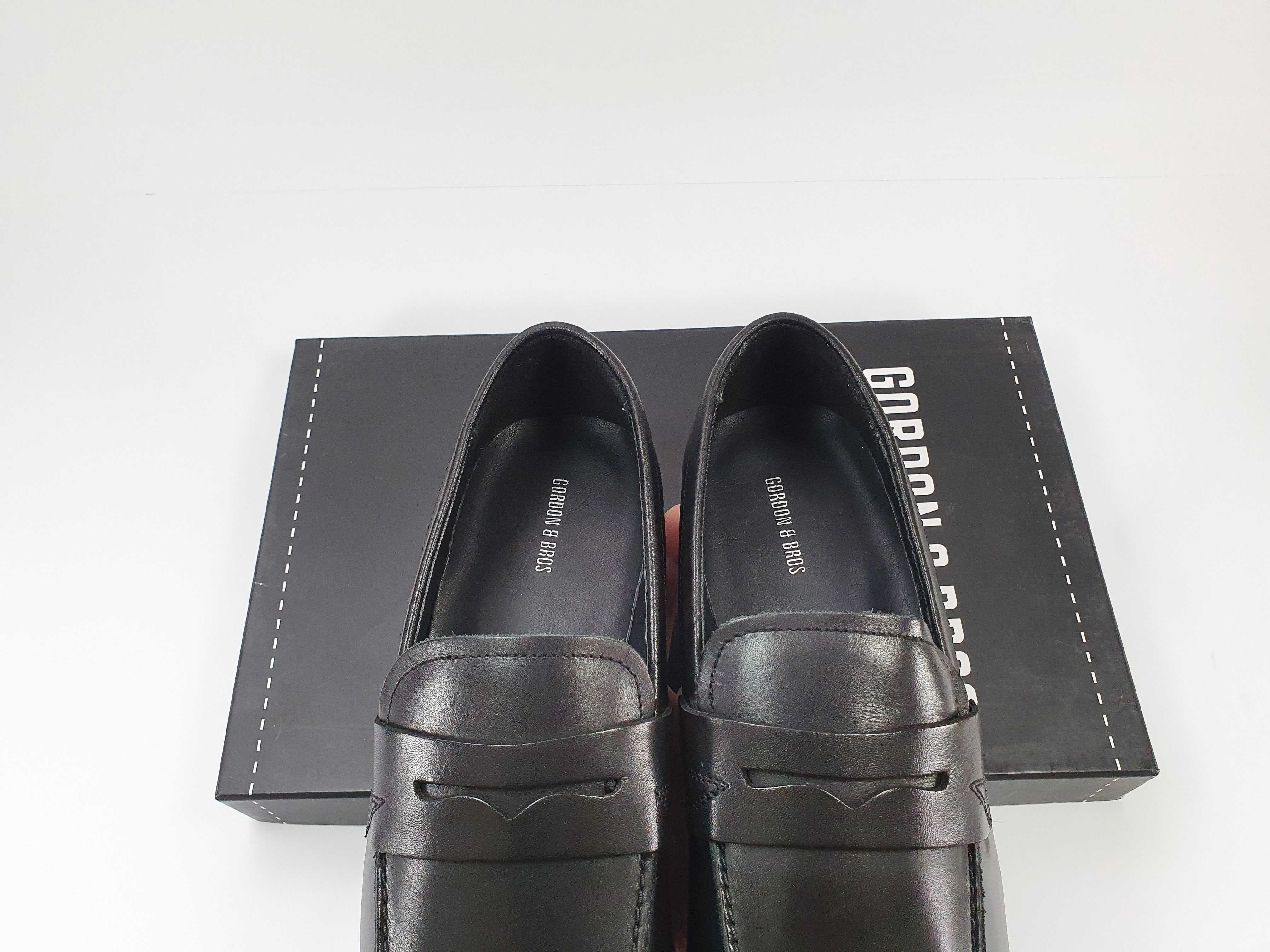 Чорні туфлі лофери Made in Germany черные туфли 43 44 28.5-29 см