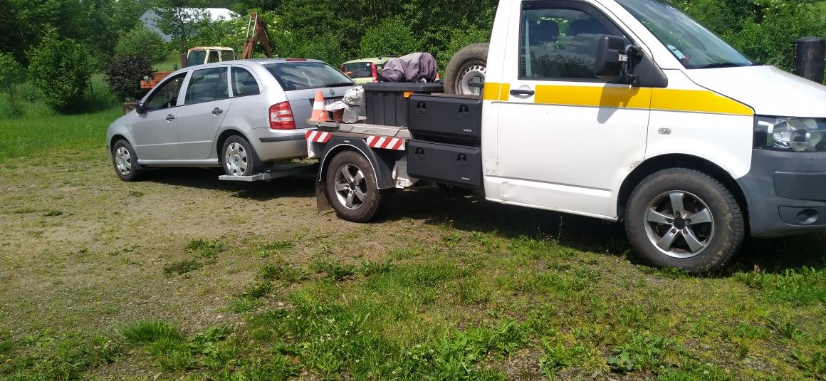 VW T5 4x4 holownik widly pomoc drogowa do 3,5t