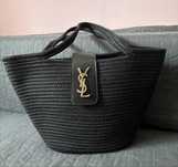 Kosz czarny ysl nowy torebka
