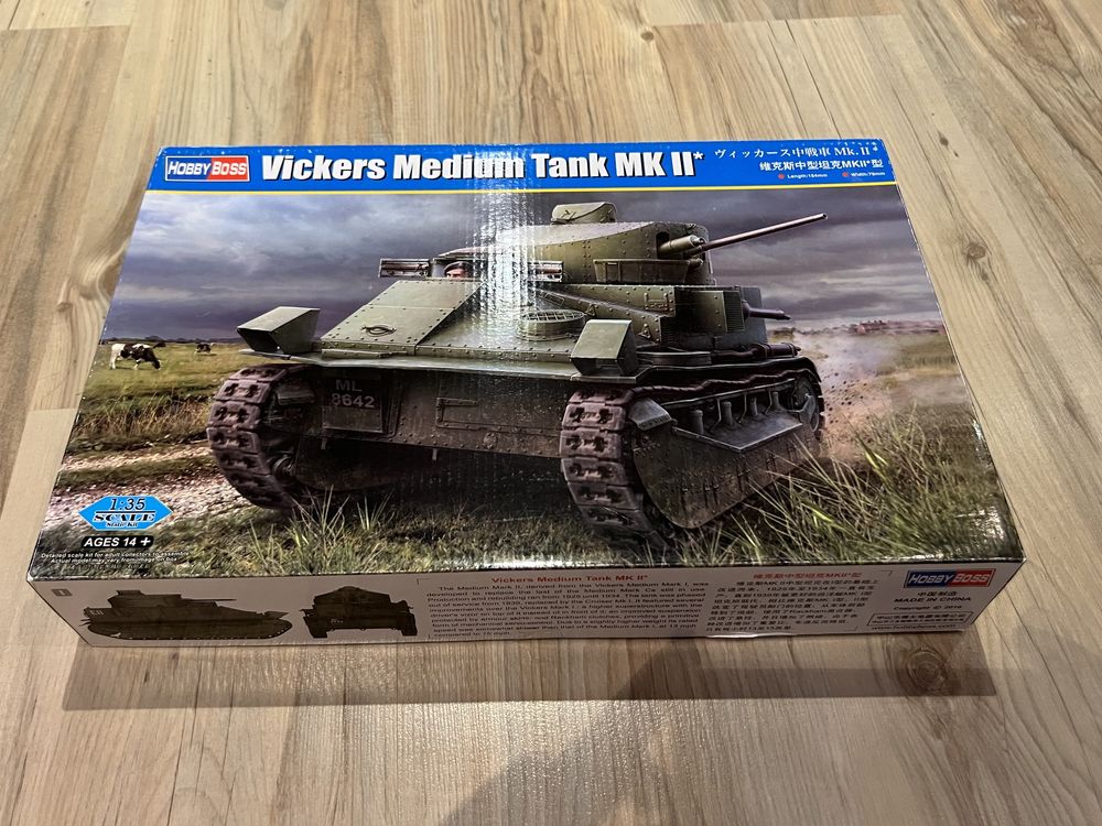 Model do sklejania Vickers Medium Tank MK II