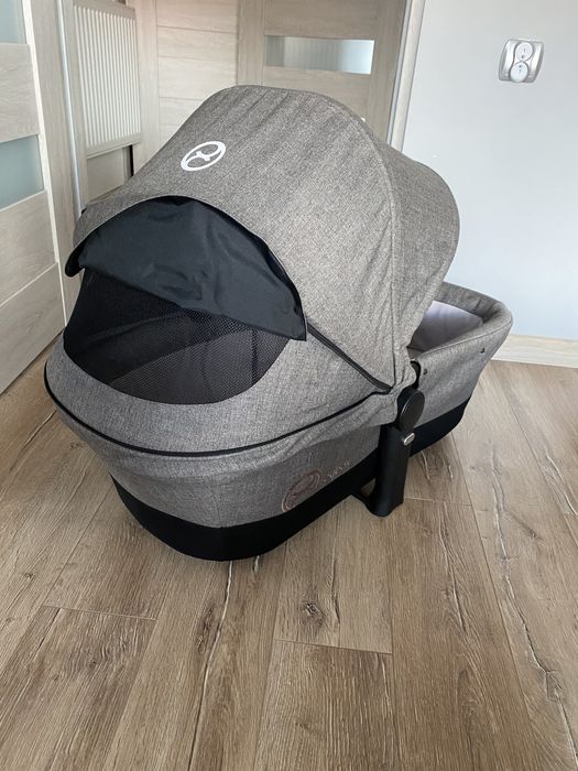 Wózek gondola spacerówka cybex priam lux platinum manhattan grey szary