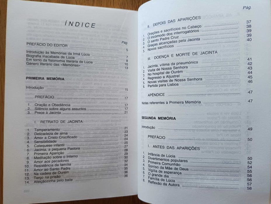 Memórias da Irmã Lúcia (portes incluídos)