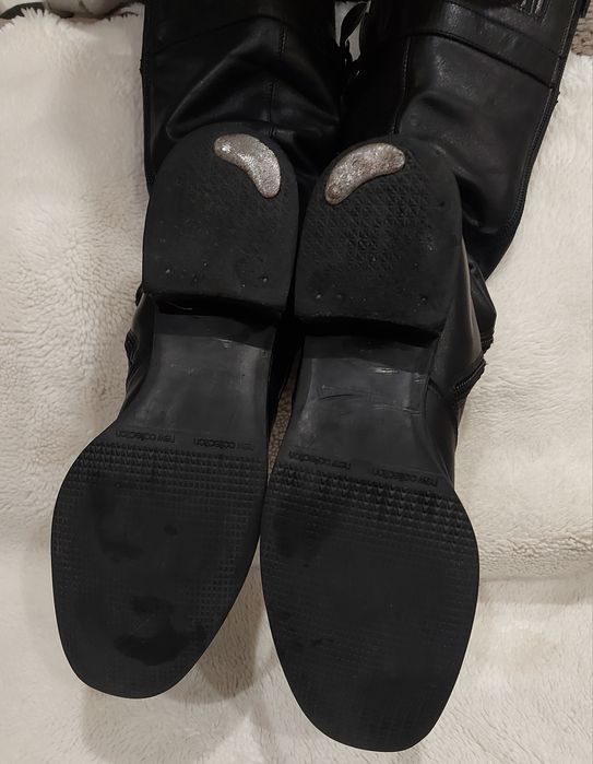 Kozaki ze skóry naturalnej