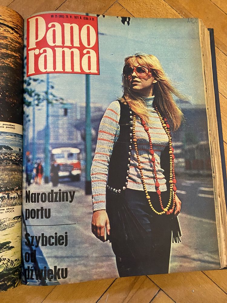 Pełny zaintroligowany rocznik gazeta PRL tygodnik śląski Panorama 1971