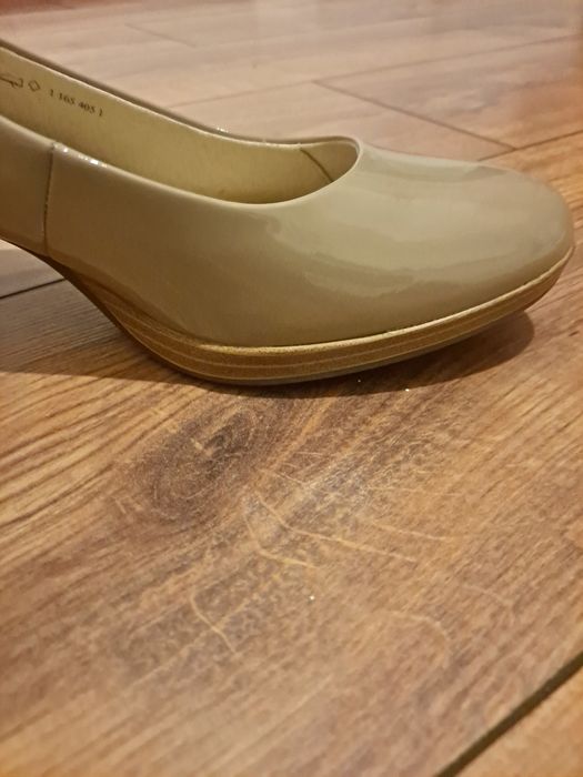 BUTY DAMSKIE  beżowe,rozm.41