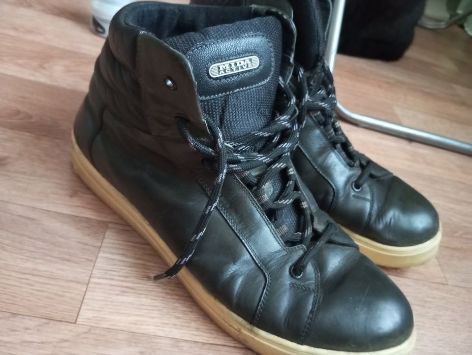 Ботинки мужские, кожаные, зима