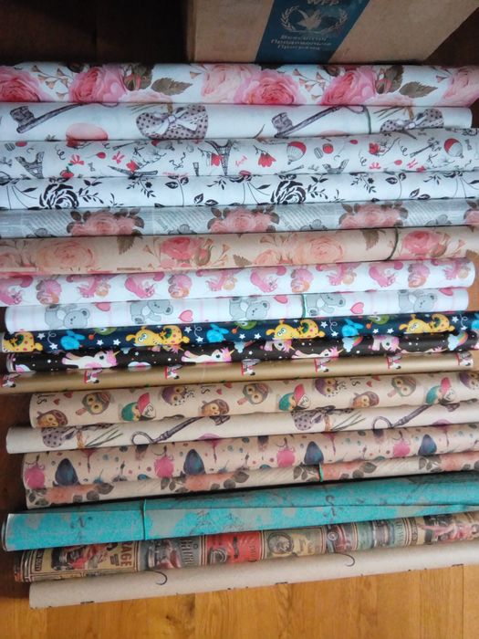 Продам упаковочную бумагу лисовую и рулонную