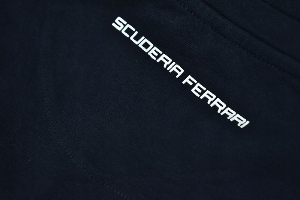 Ferrari Elastyczna Logowana Koszulka Męska / Xl