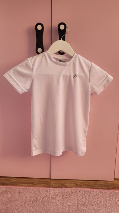 Koszulka 122 (5 sztuk) na krótki rękaw dziewczęca dziewczynki bluzka