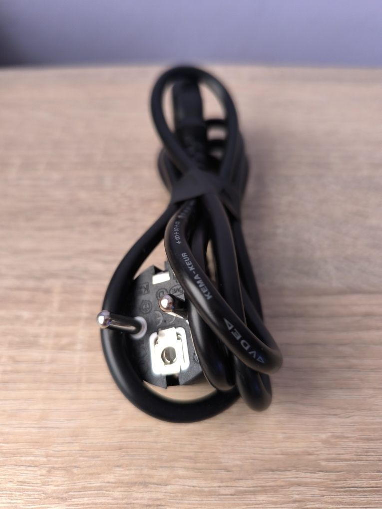 Kabel zasilający Nowy Czarny