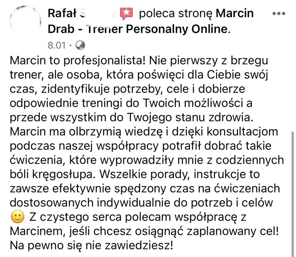 Trener Personalny - zrób formę na lato i nie strać jej na wakacjach!!