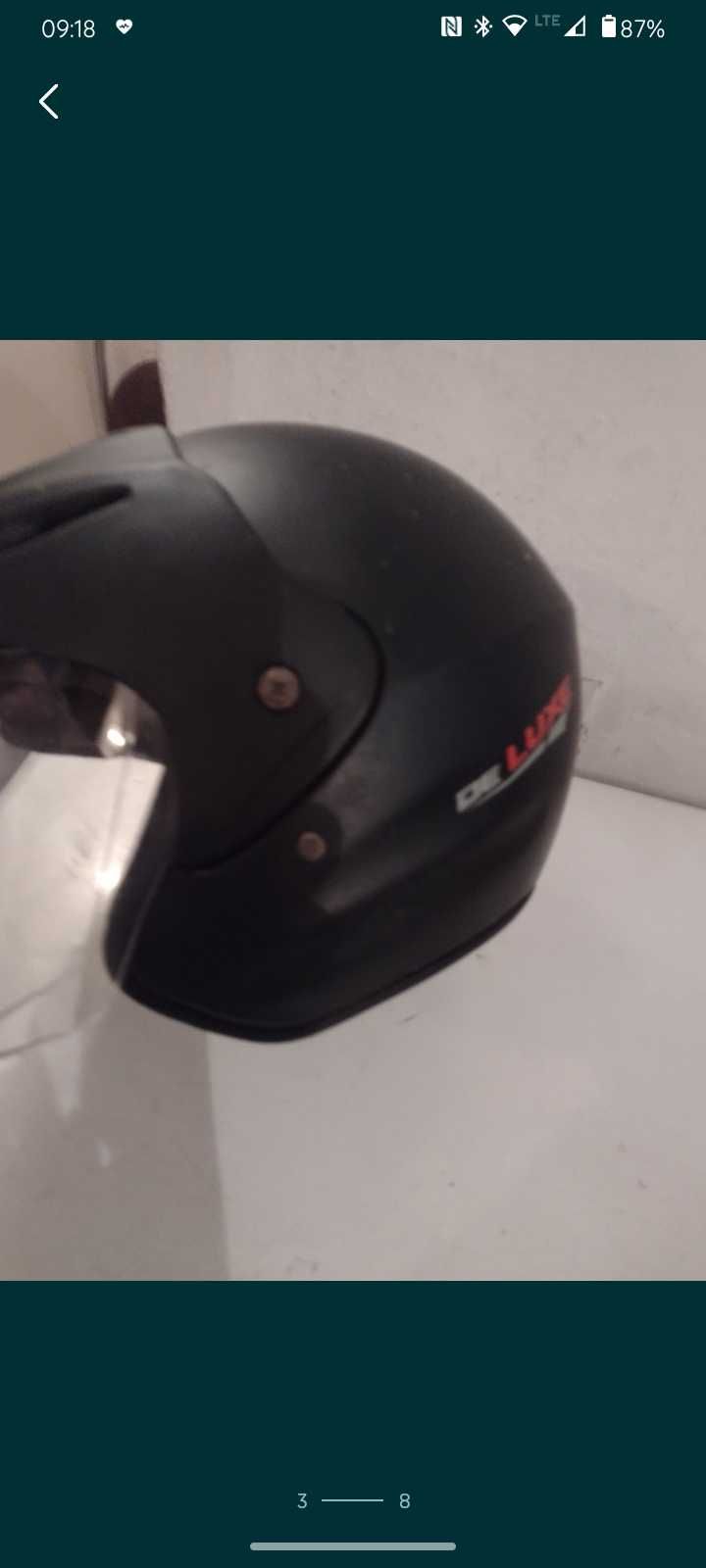 Kask  na skuter motor L