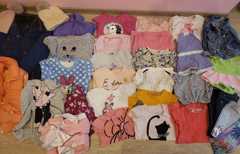 Paka ubrań dziewczynka 116-122