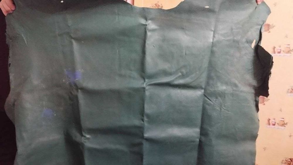 Кожа свинная  окрашенная( возможен обмен)