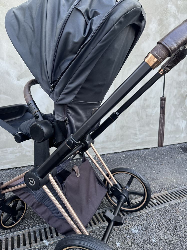 wózek 2 w 1  Cybex Priam w kolorze Rosegold Deep Black