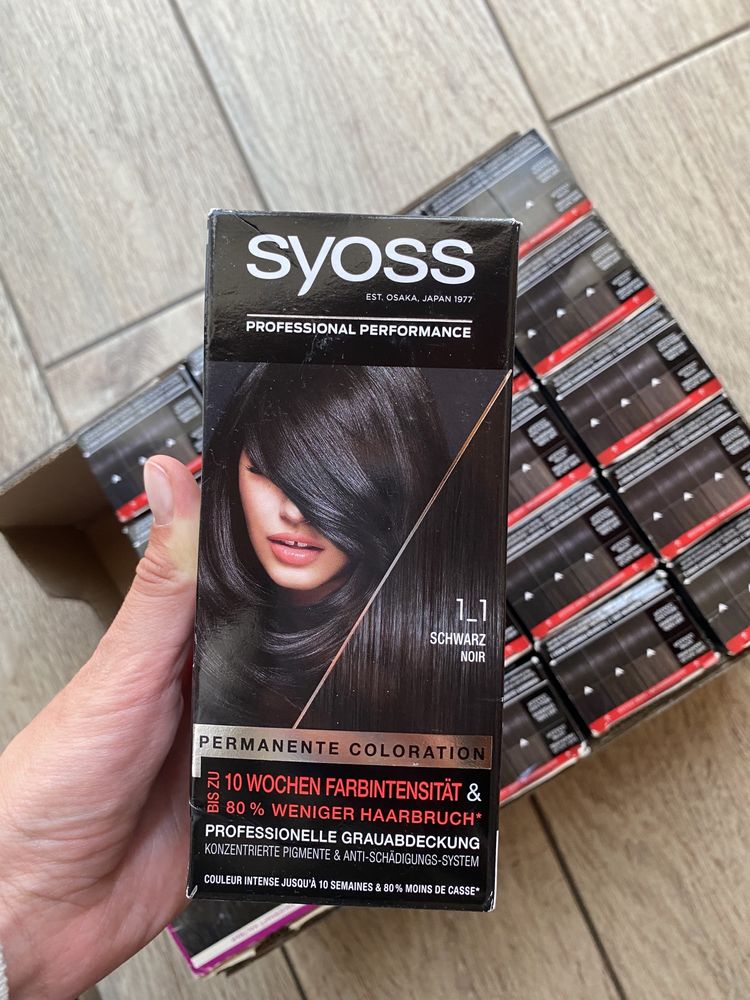Фарба syoss  колір чорний