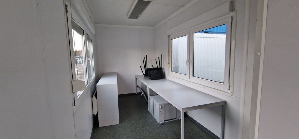 Kontener socjalny sanitarny budowlany biurowy WC Toaleta