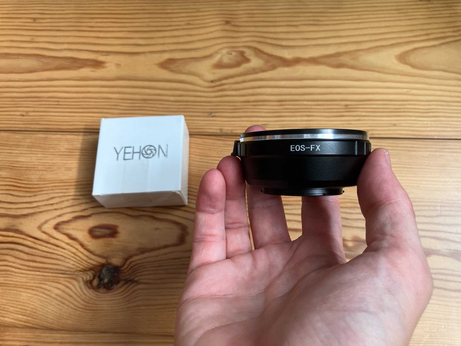 Adaptador Yehon Canon EF EOS para Fujifilm X