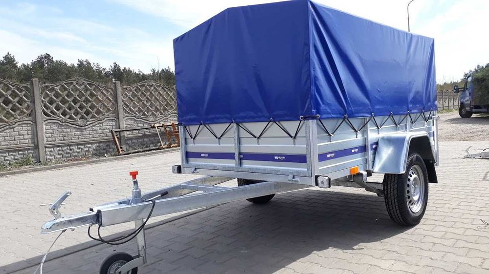 Przyczepka Suski 210x125x100 Resor amortyzator SOLIDNA DOSTAWA