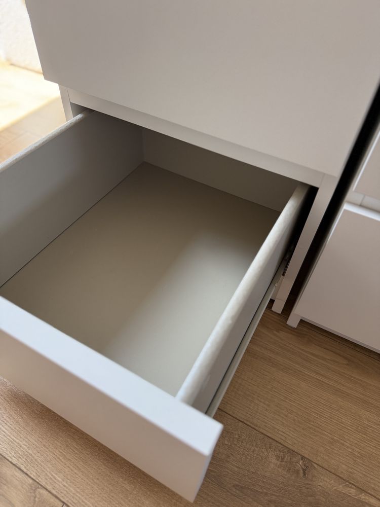 Szafki nocne białe ikea malm 2szt