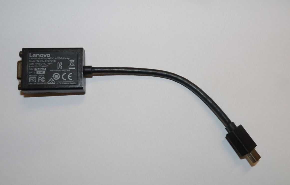 Przejściówka Adapter Lenovo Mini-Displayport do VGA