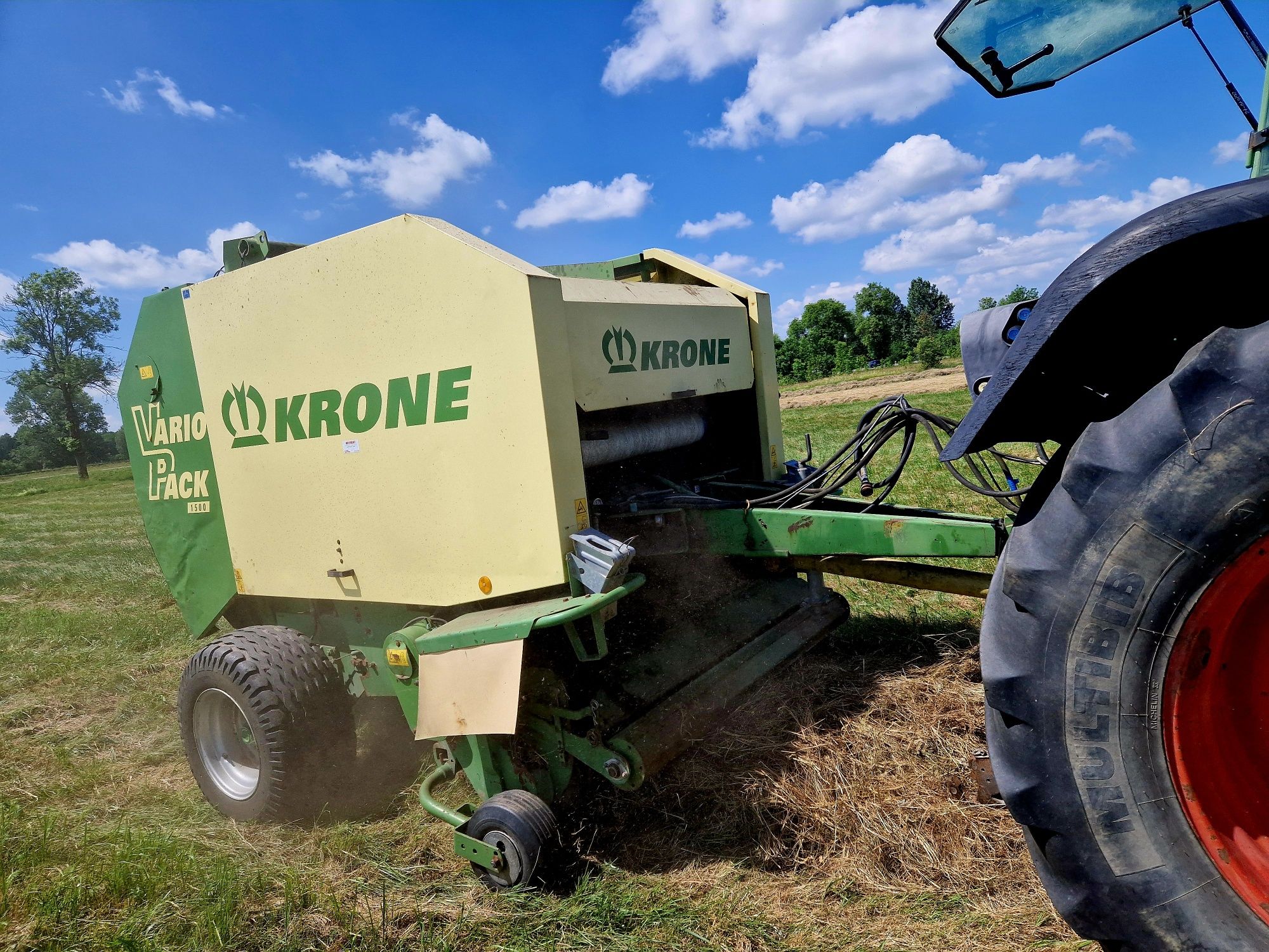 Krone VarioPack 1500 r2007 siatka sznurek rotor