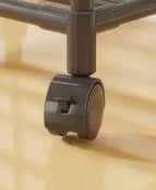 Полка напольная стеллаж вертикальный на колесиках