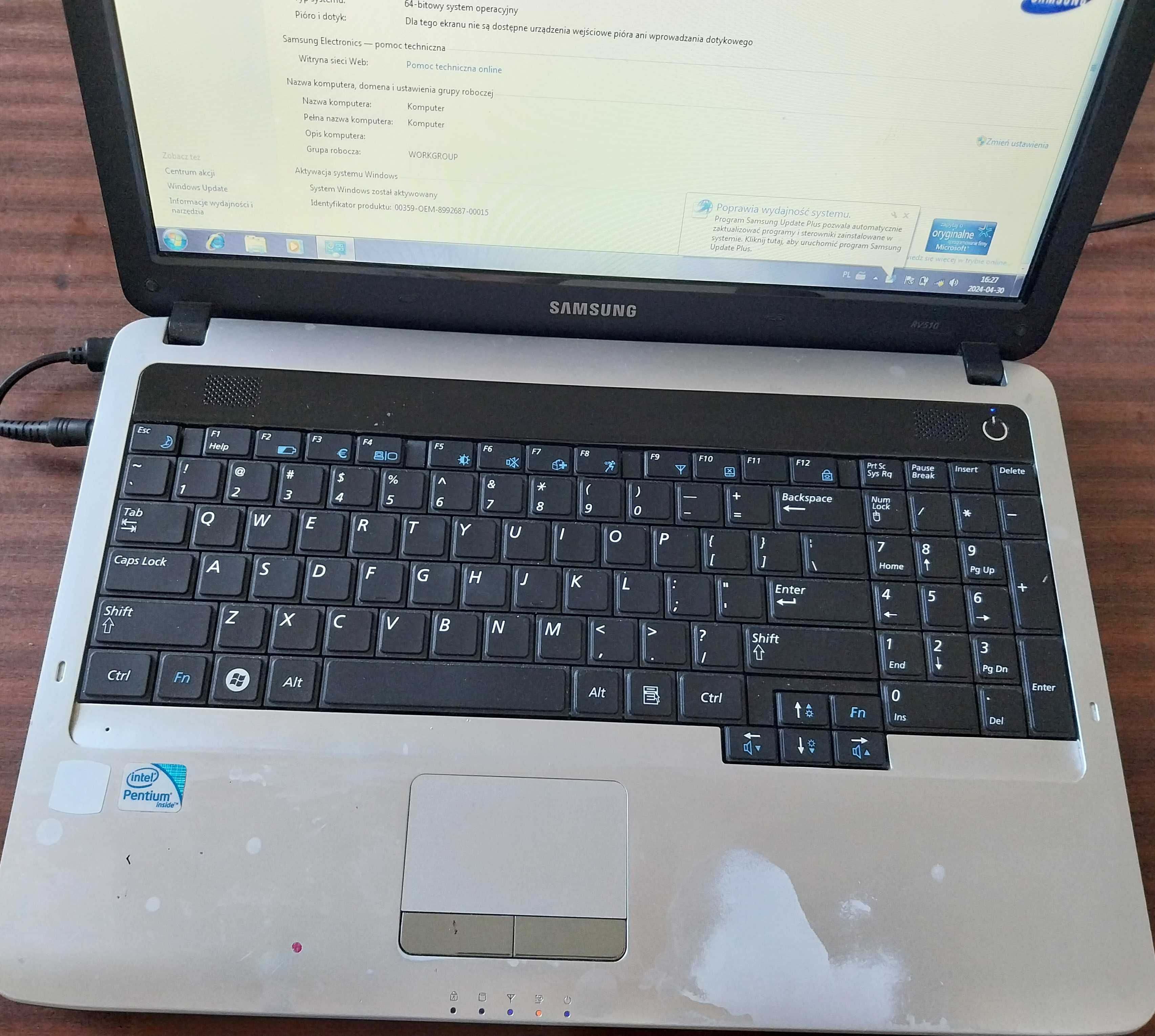 Laptop Samsung E3510