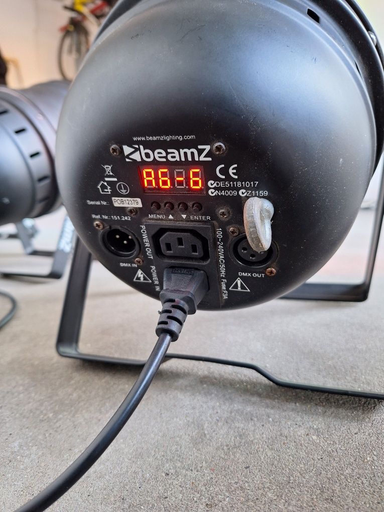 Lampy Estradowe BeamZ Led Par 4szt + pokrowiec