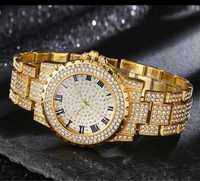 Golden Watch + 1 Bracelet