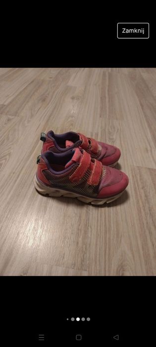 Buty świecące różowe