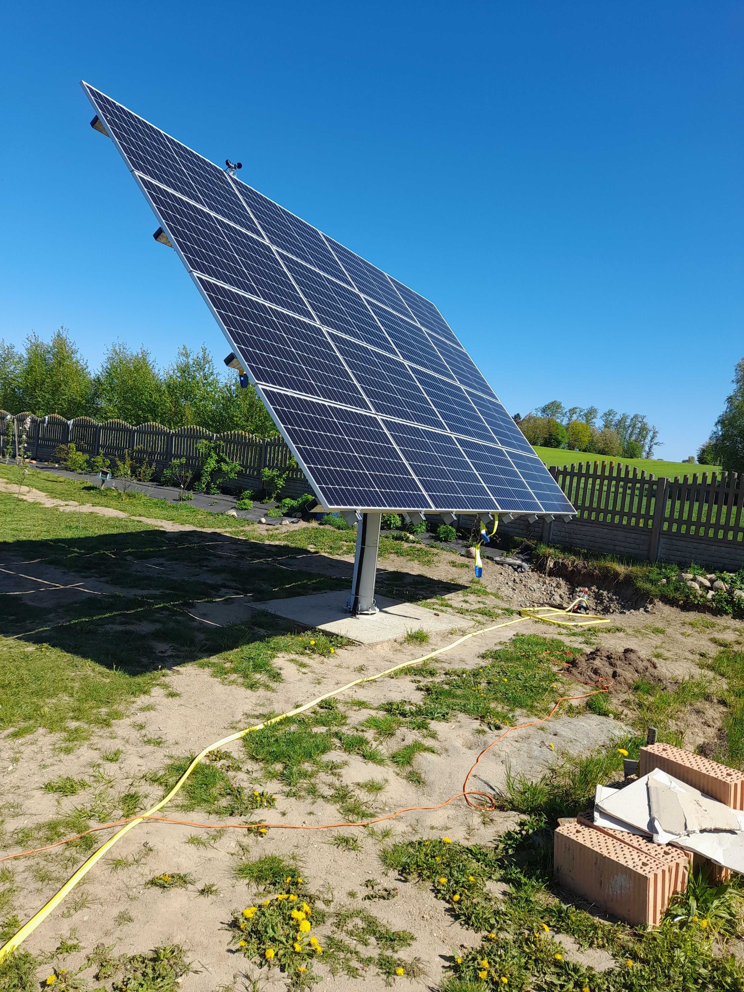 Fotowoltaika hybryda DEYE grunt  10kwp +ME 16KWh .UPS 3 fazy